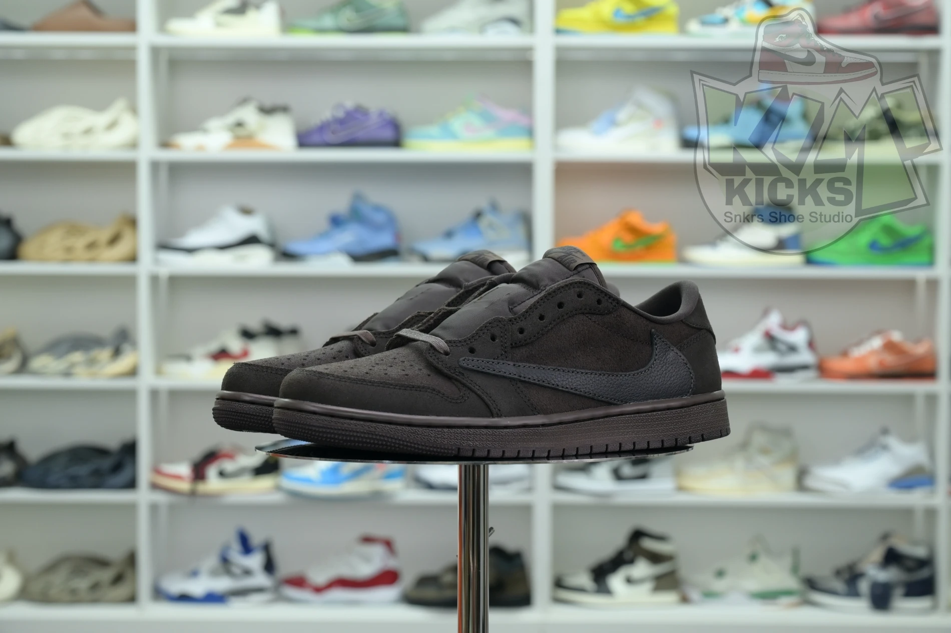 Kimikick Travis Scott x Jordan Air Jordan 1 Low OG“Velvet Brown” NewStyle 1855