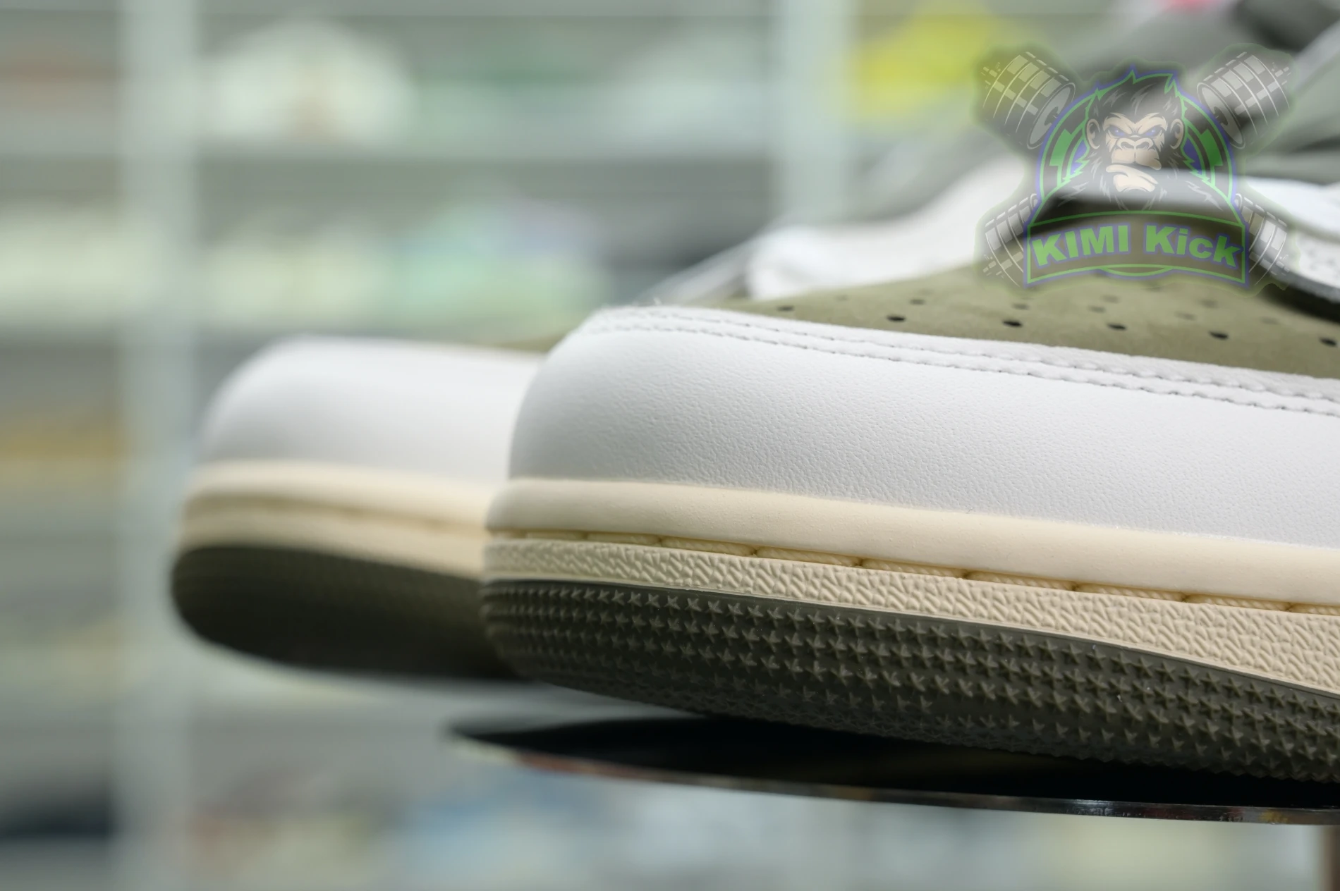 Kimikick Travis Scottx Jordan Air Jordan 1Low OG “Medium Olive” SmartChoice 1854