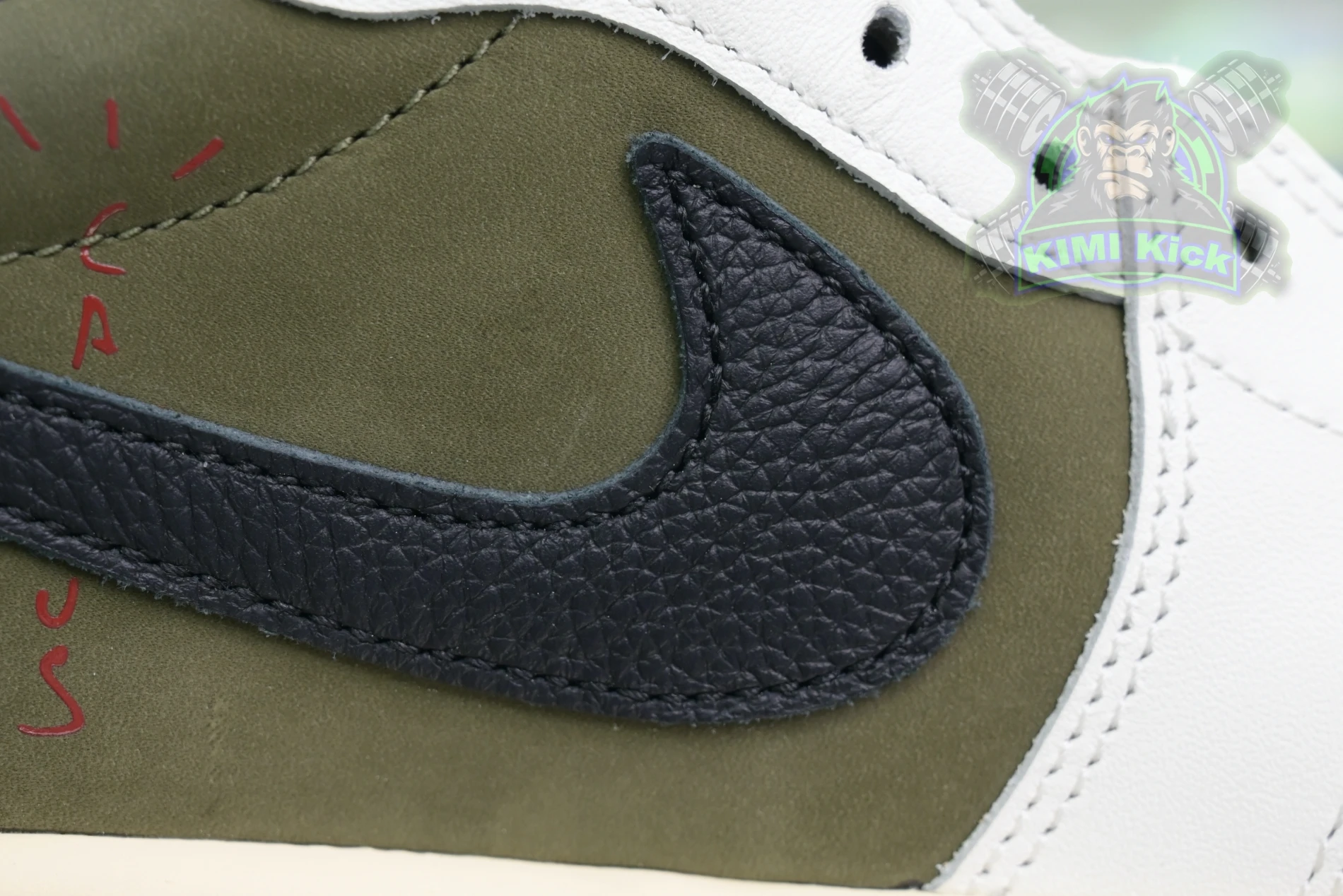 Kimikick Travis Scottx Jordan Air Jordan 1Low OG “Medium Olive” SmartChoice 1854