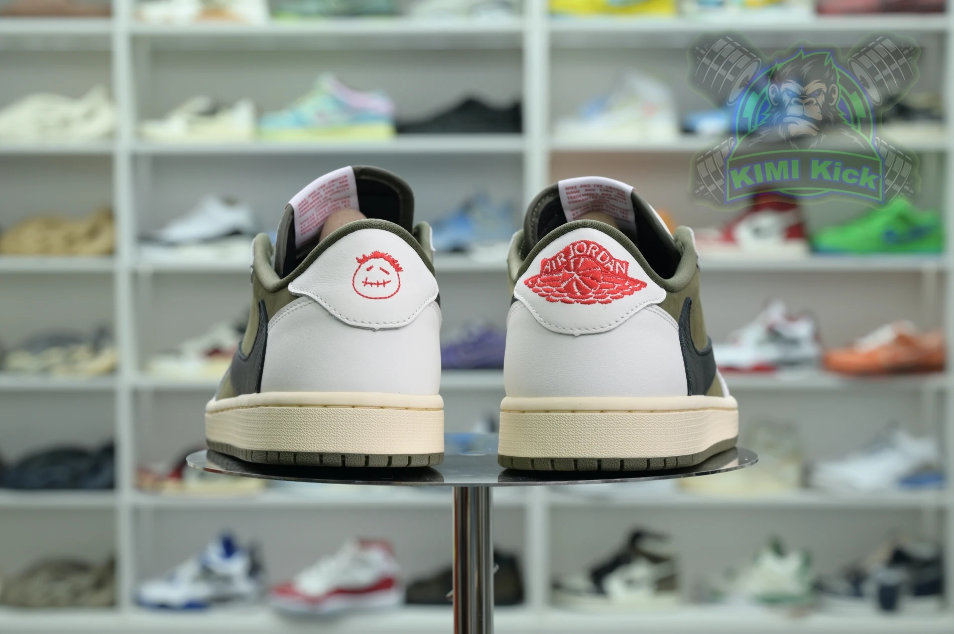 Kimikick Travis Scottx Jordan Air Jordan 1Low OG “Medium Olive” SmartChoice 1854