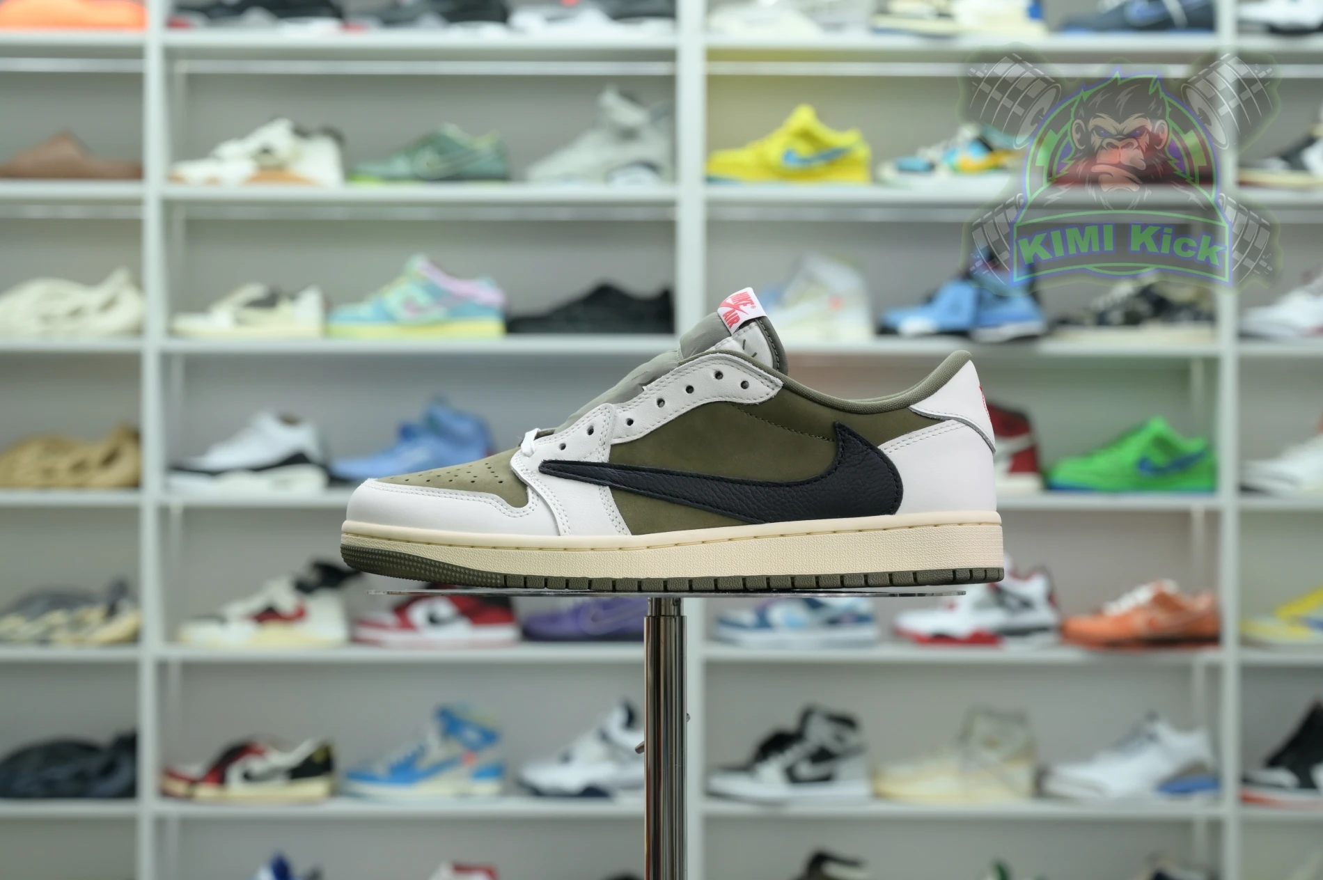 Kimikick Travis Scottx Jordan Air Jordan 1Low OG “Medium Olive” SmartChoice 1854