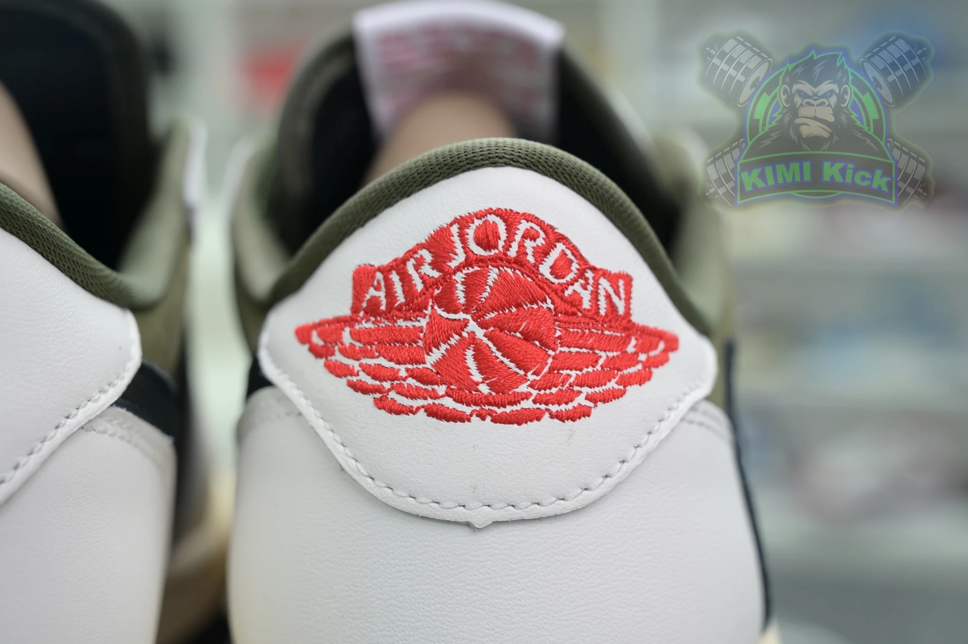 Kimikick Travis Scottx Jordan Air Jordan 1Low OG “Medium Olive” SmartChoice 1854