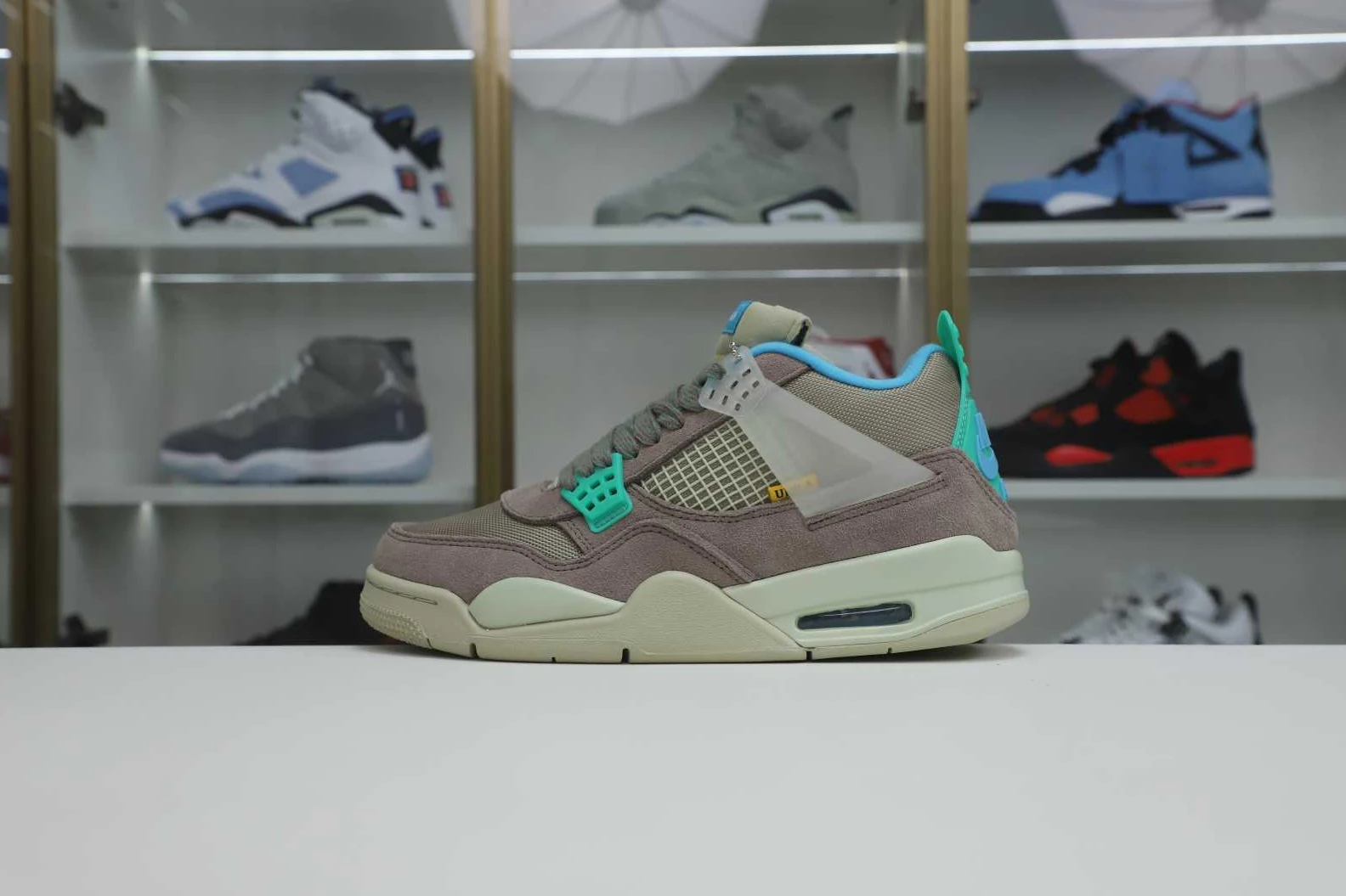 Kimikick UNION LA X AIR JORDAN 4 RETRO 'TAUPE HAZE' Fashionable 1928