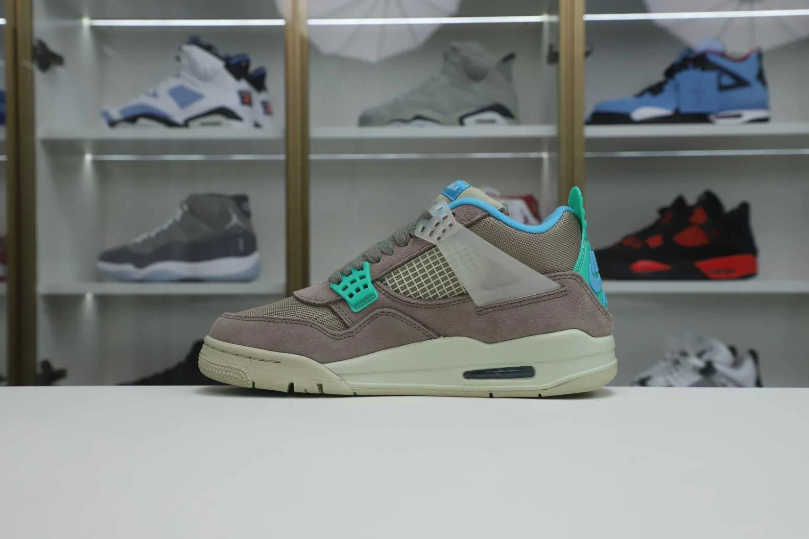 Kimikick UNION LA X AIR JORDAN 4 RETRO 'TAUPE HAZE' Fashionable 1928