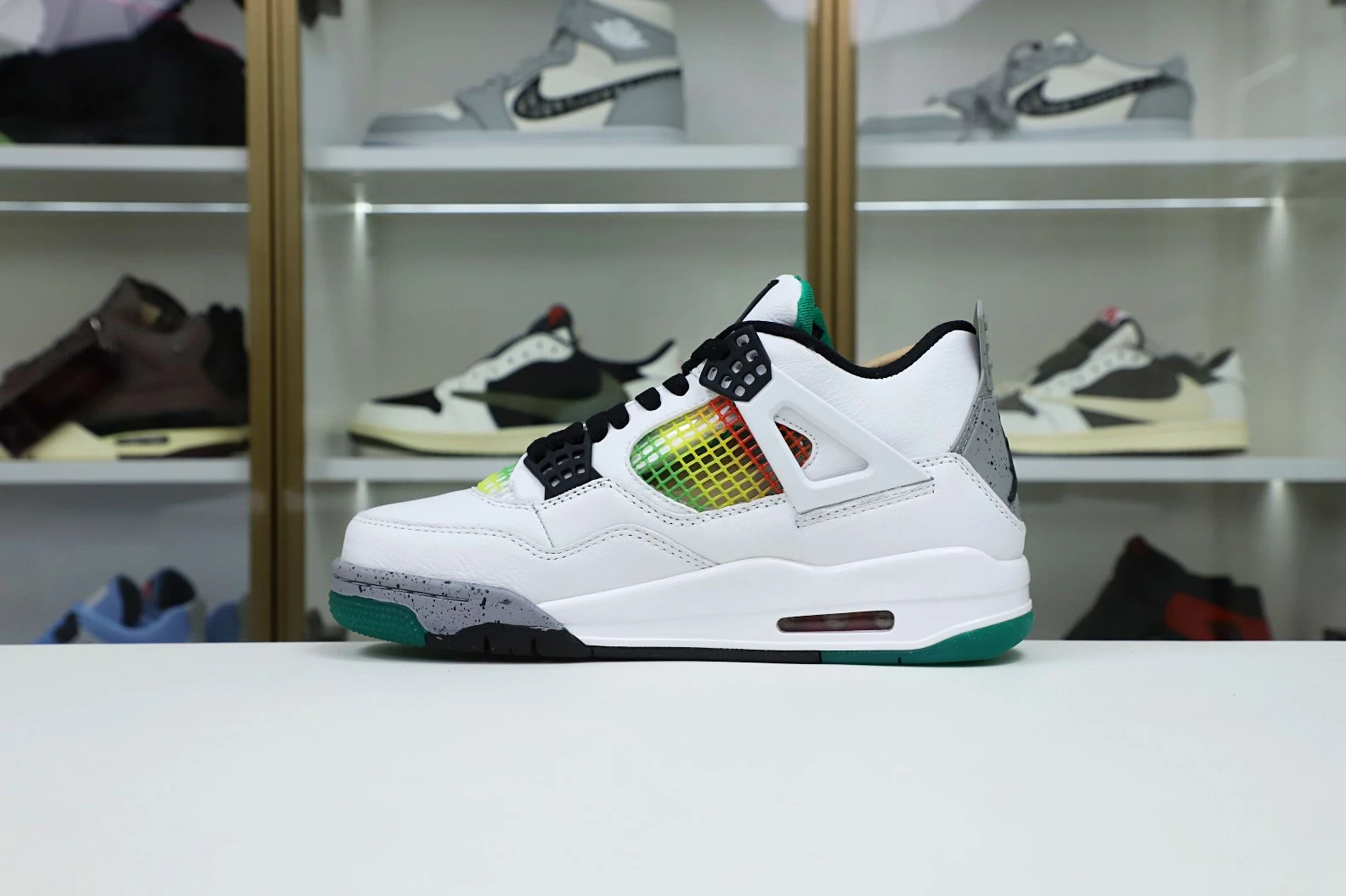 Kimikick WMNS AIR JORDAN 4 RETRO 'RAST EasyMatch 1958