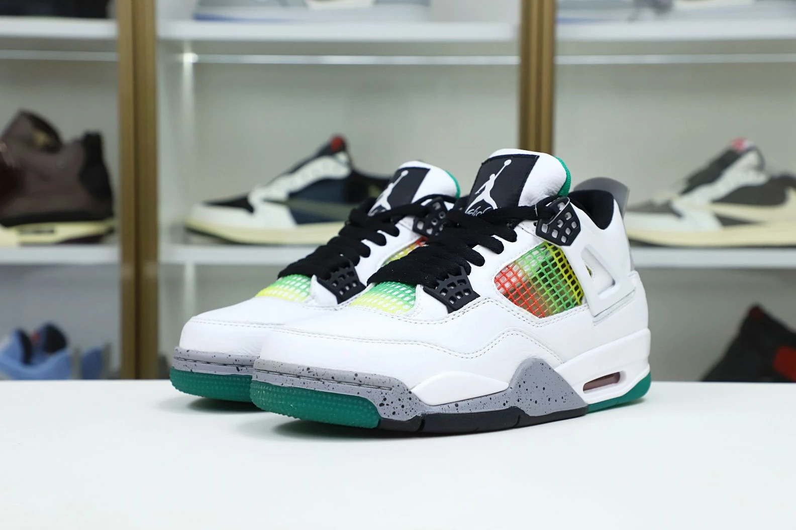 Kimikick WMNS AIR JORDAN 4 RETRO 'RAST EasyMatch 1958