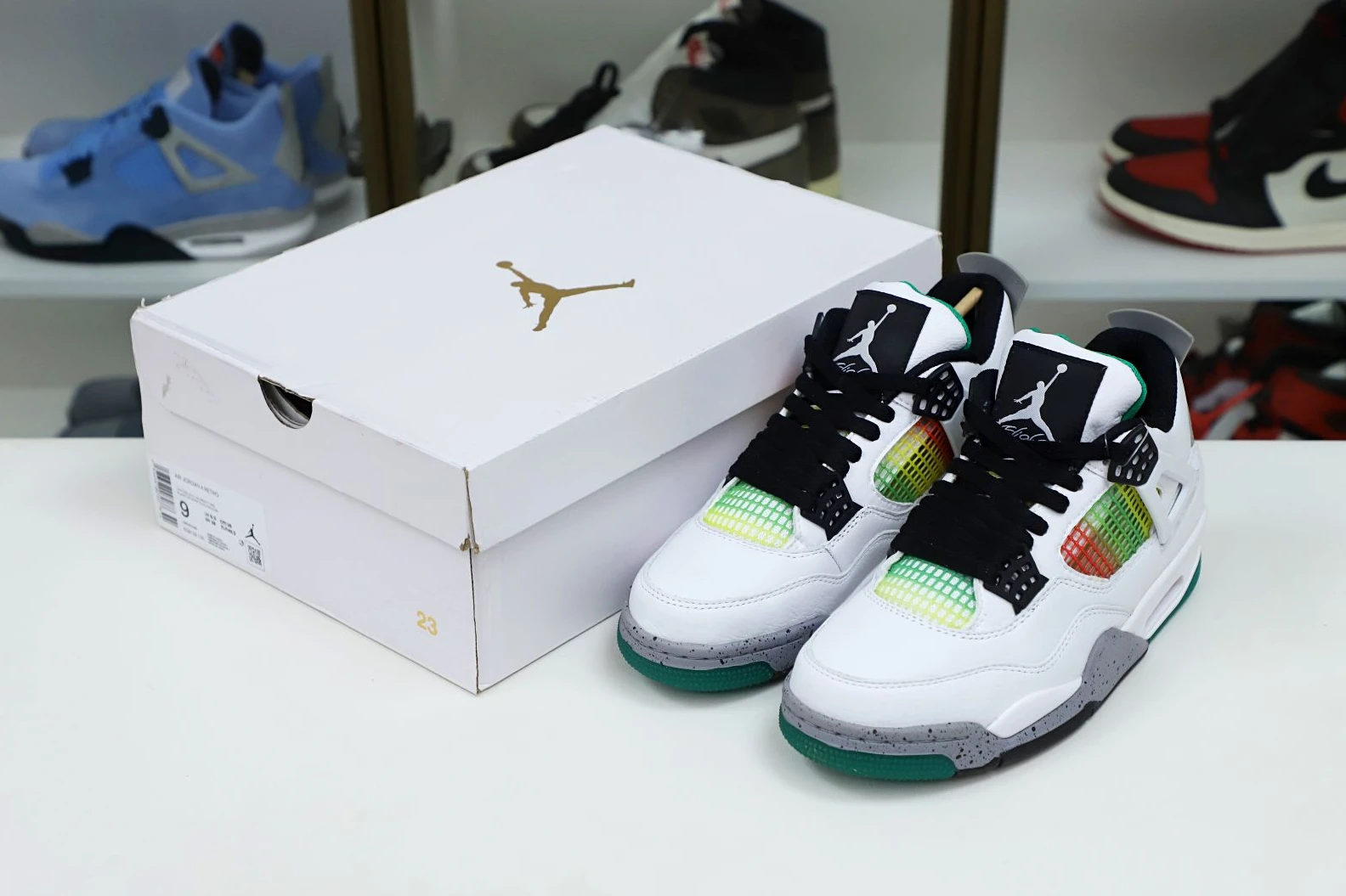 Kimikick WMNS AIR JORDAN 4 RETRO 'RAST EasyMatch 1958