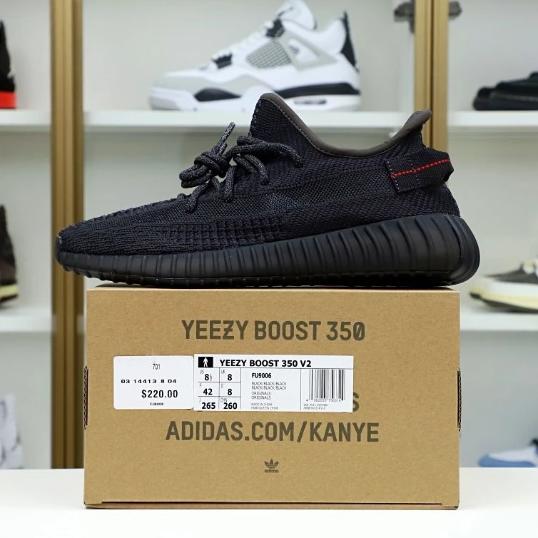 Kimikick YEEZY BOOST 350 V2 'BLACK NON-REFLECTIVE' BestValue 89