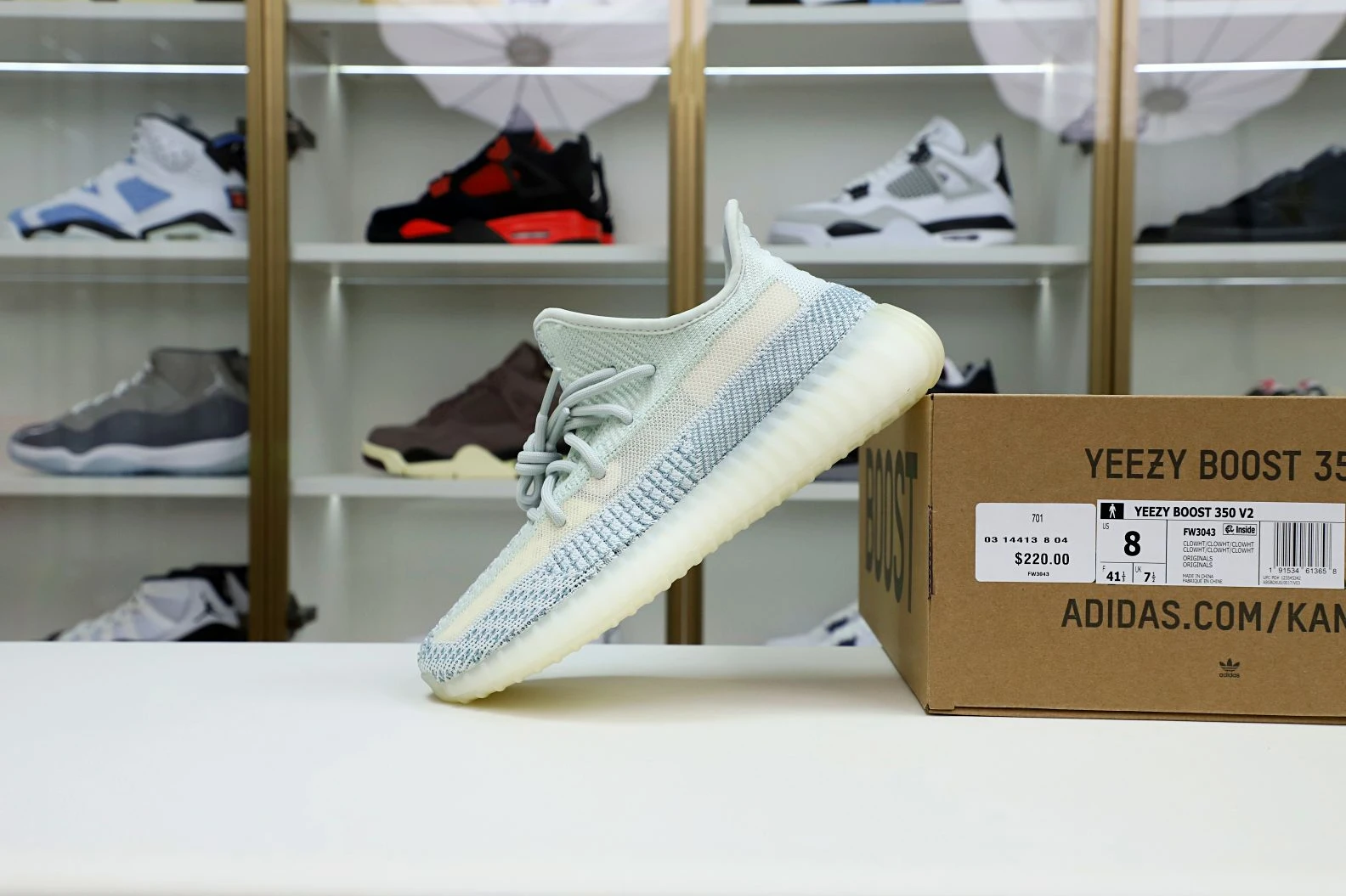 Kimikick YEEZY BOOST 350 V2 'CLOUD WHITE NON-REFLECTIVE' Fashionable 83