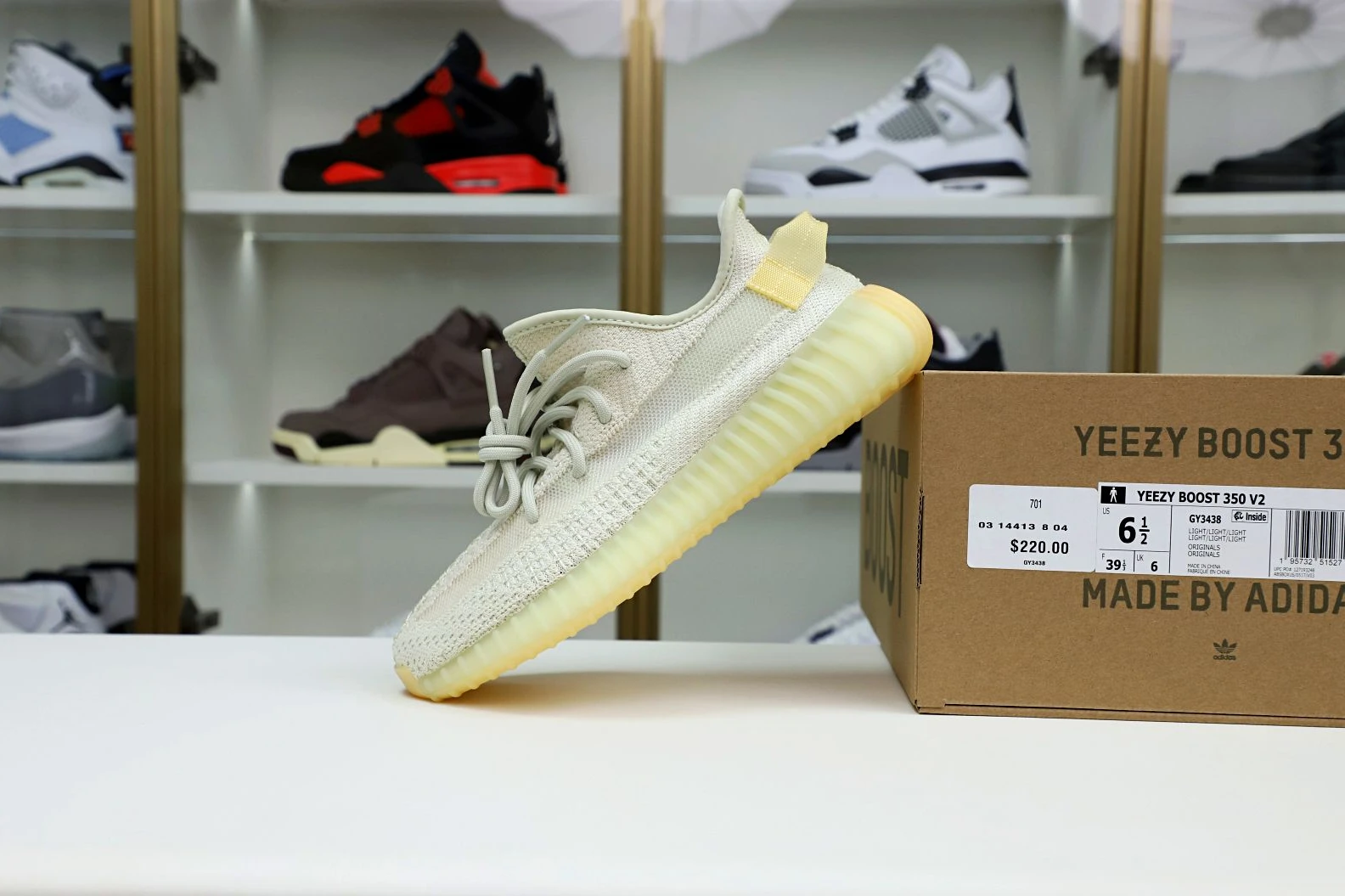 Kimikick YEEZY BOOST 350 V2 'NATURAL' DailyWear 29