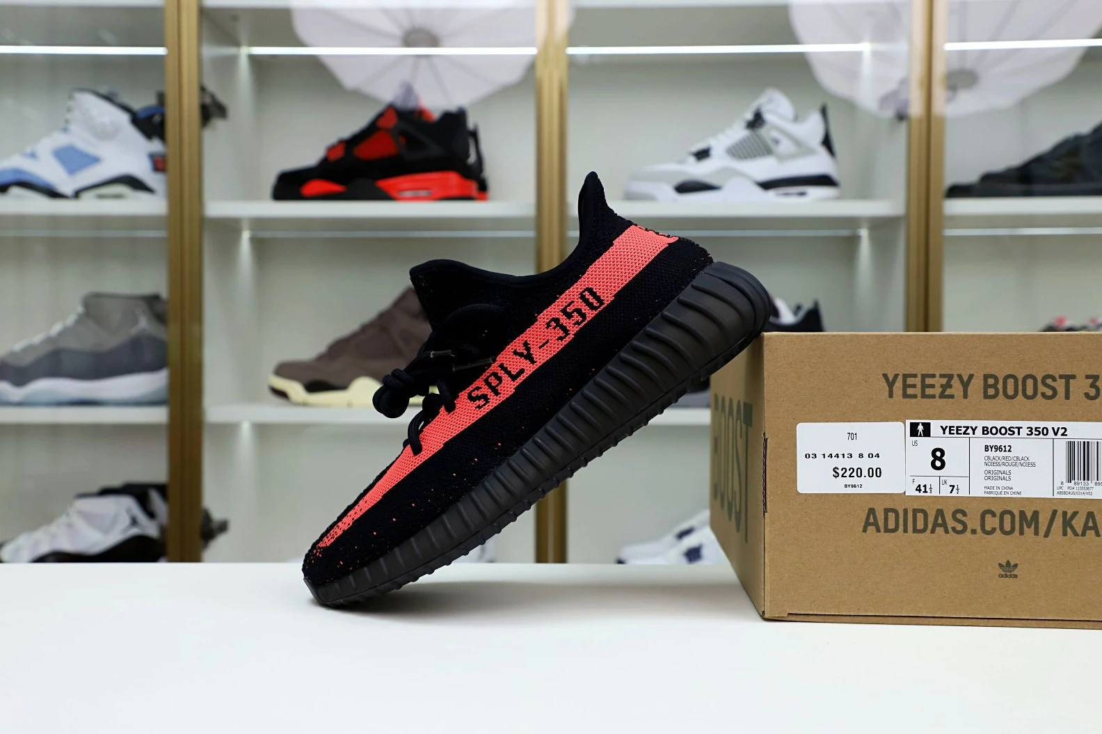 Kimikick YEEZY BOOST 350 V2 'RED' BestValue 14