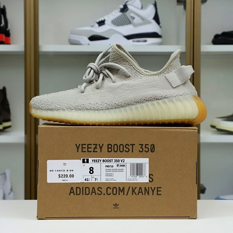 Kimikick YEEZY BOOST 350 V2 'SESAME' WellDesigned 44