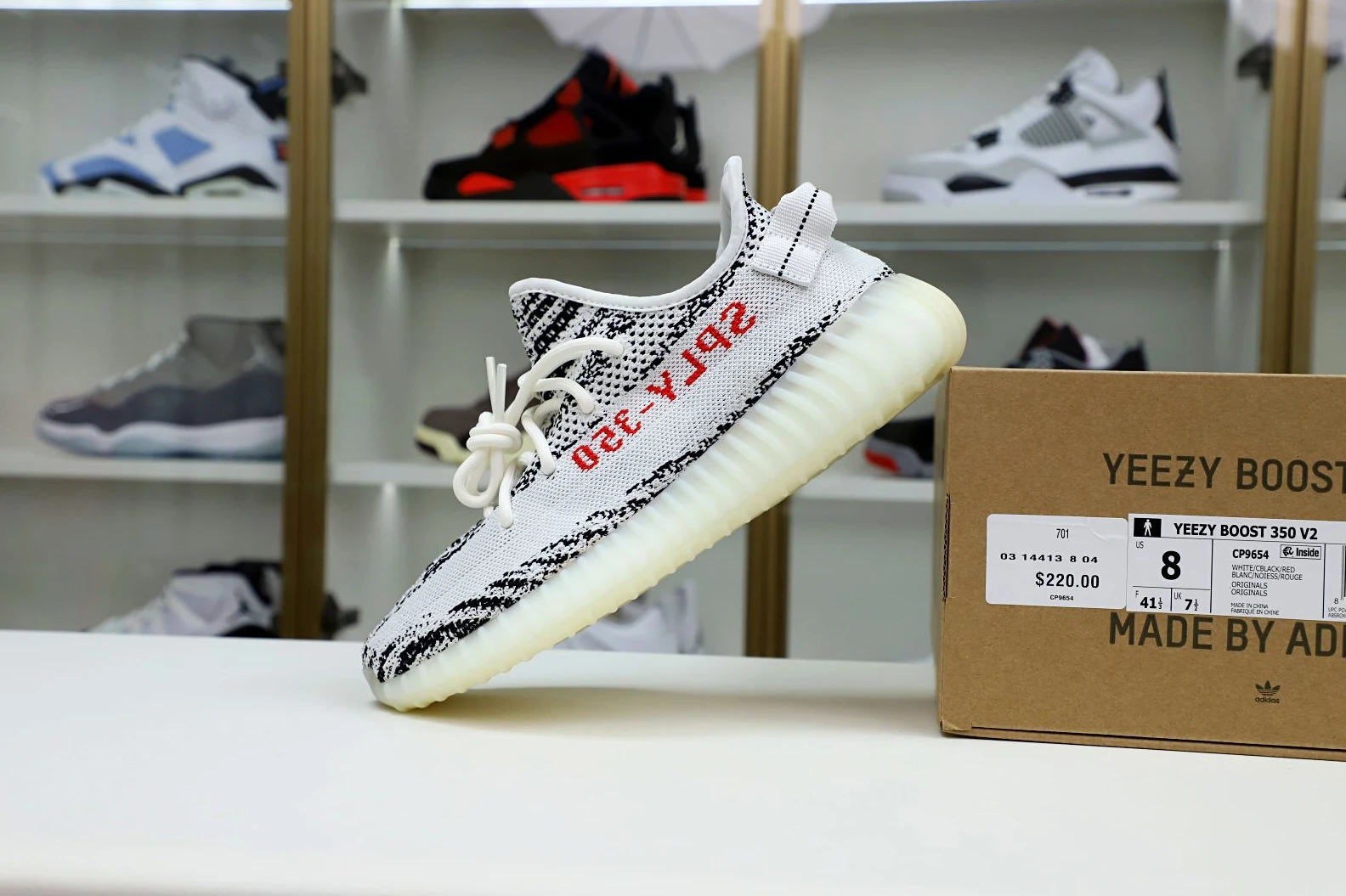 Kimikick YEEZY BOOST 350 V2 'ZEBRA' BestValue 79