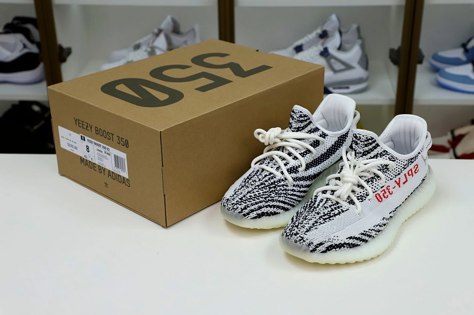 Kimikick YEEZY BOOST 350 V2 'ZEBRA' BestValue 79
