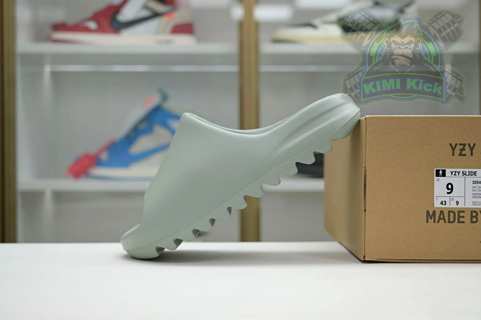 Kimikick adidas originals Yeezy Slide Salt BestValue 4