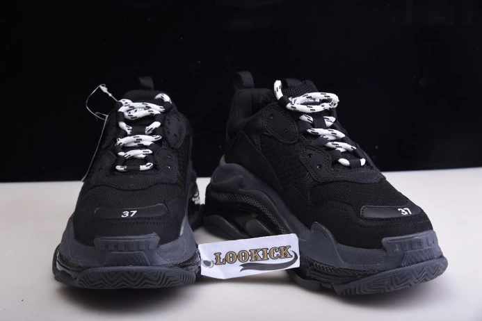 ModernLook BLCG Wmns Triple S Trainer 'Black Clear Sole' 544351 W09O1 2523