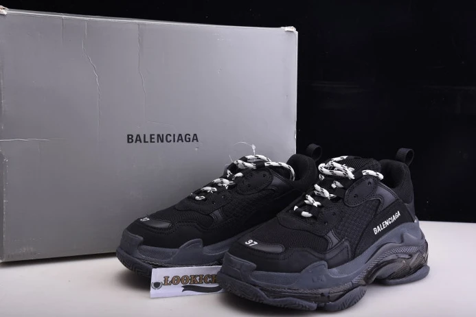 ModernLook BLCG Wmns Triple S Trainer 'Black Clear Sole' 544351 W09O1 2523