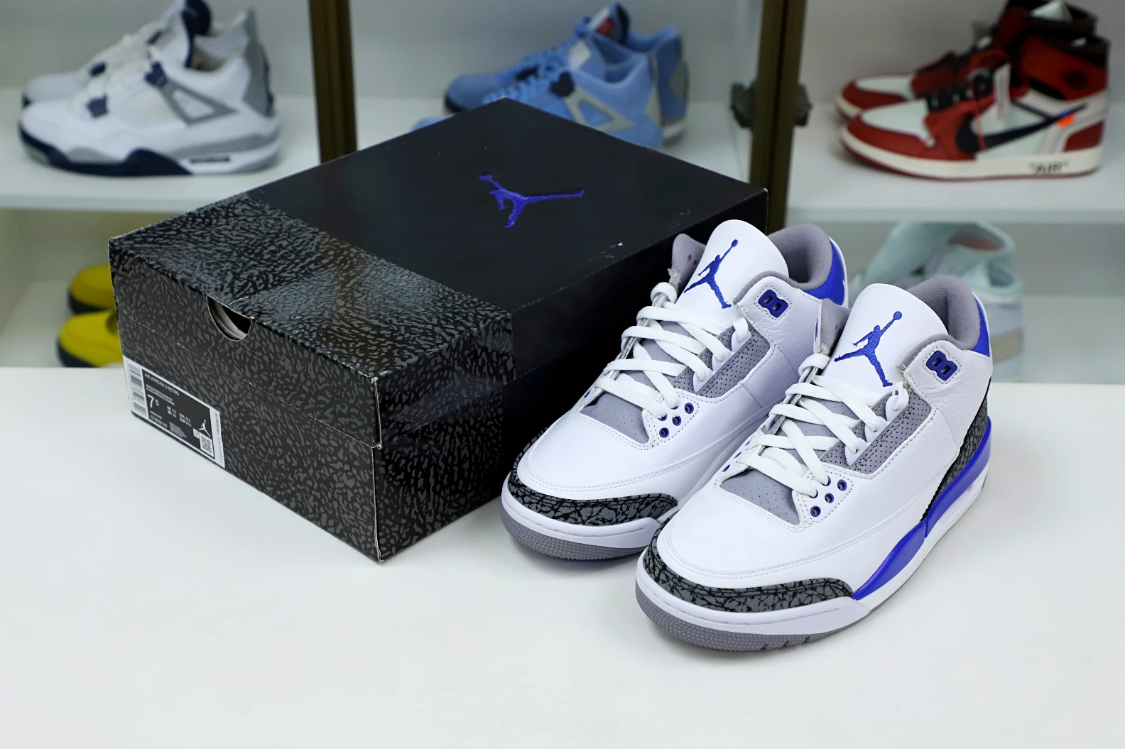 ModernLook Kimikick AIR JORDAN 3 RETRO 'RACER BLUE' 2007