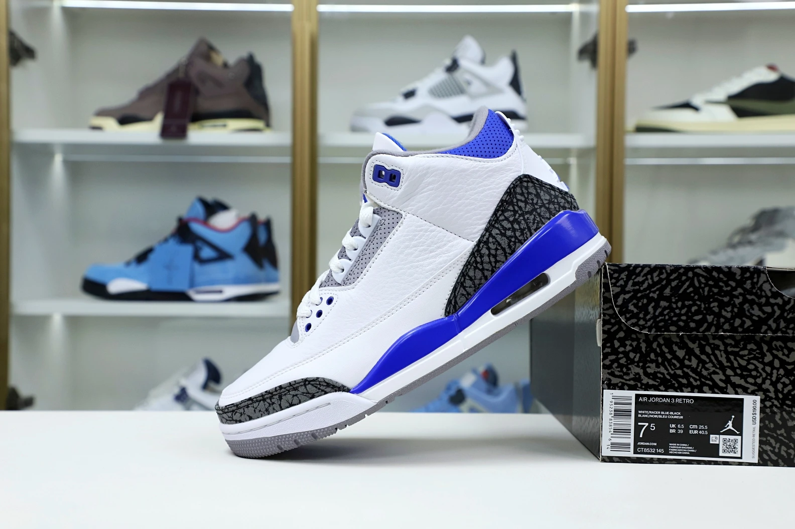 ModernLook Kimikick AIR JORDAN 3 RETRO 'RACER BLUE' 2007