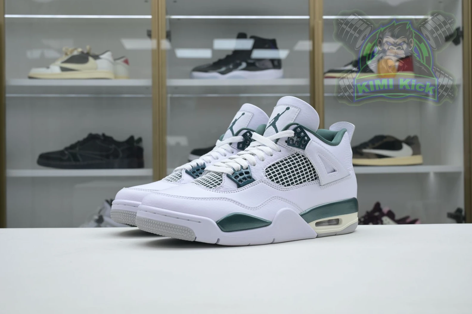 ModernLook Kimikick Air Jordan 4 Oxidized Green 1879