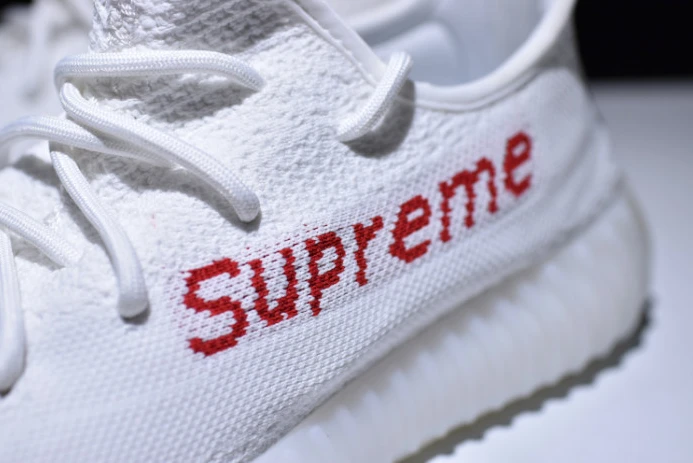 ModernLook Sup*e x ad*s yeezy boost 350 v2 white red shoes 255