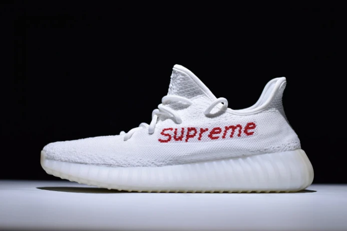ModernLook Sup*e x ad*s yeezy boost 350 v2 white red shoes 255
