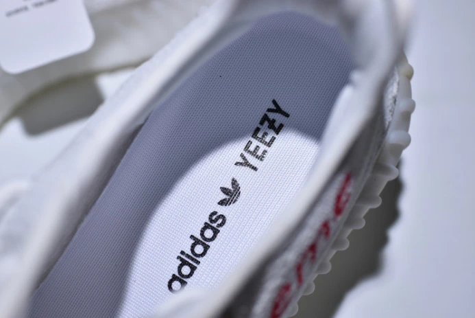 ModernLook Sup*e x ad*s yeezy boost 350 v2 white red shoes 255