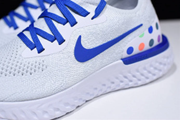 ModernLook nike epic react flyknit white blue aq0067- 3288