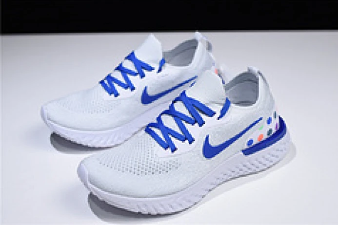 ModernLook nike epic react flyknit white blue aq0067- 3288