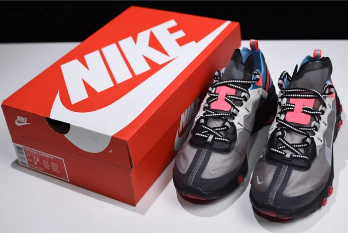 ModernLook nike react element 87 blue chill solar red aq1090- 3158