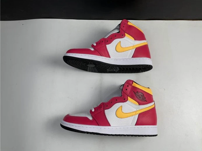 NewStyle Air Jordan 1 High OGLight Fusion Red 555088- 827