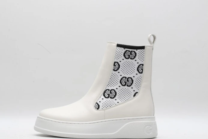 NewStyle GUCC Women's boot with GG jersey 718718 AAA8L 2881