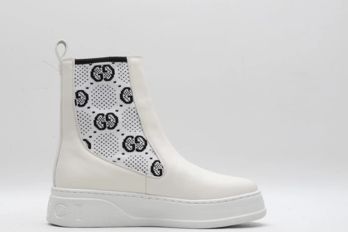NewStyle GUCC Women's boot with GG jersey 718718 AAA8L 2881