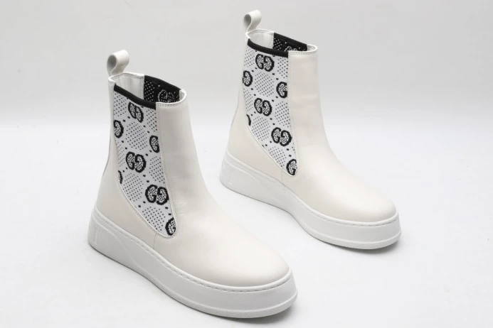 NewStyle GUCC Women's boot with GG jersey 718718 AAA8L 2881