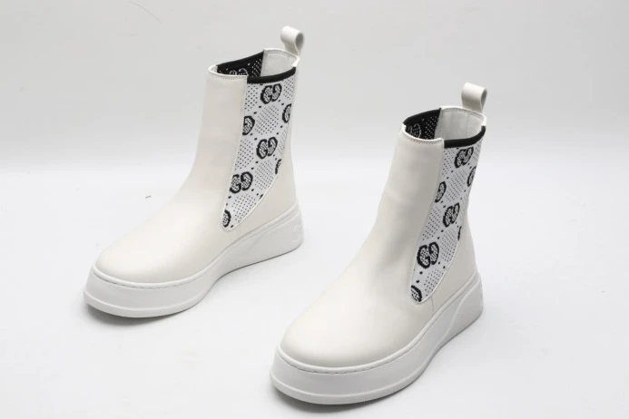 NewStyle GUCC Women's boot with GG jersey 718718 AAA8L 2881