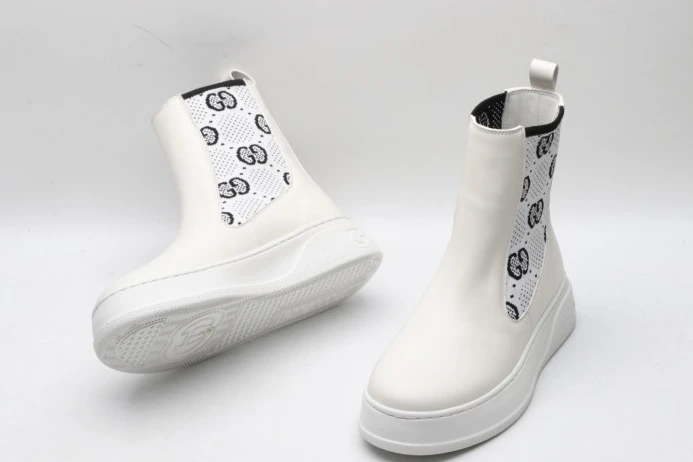 NewStyle GUCC Women's boot with GG jersey 718718 AAA8L 2881