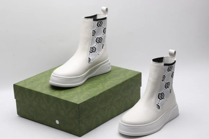 NewStyle GUCC Women's boot with GG jersey 718718 AAA8L 2881