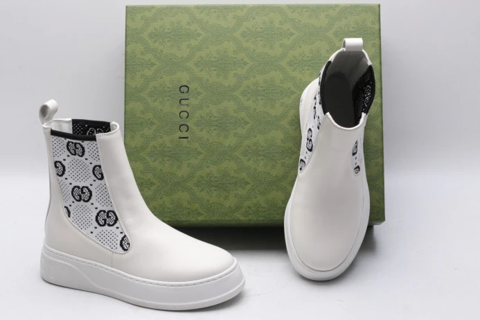 NewStyle GUCC Women's boot with GG jersey 718718 AAA8L 2881