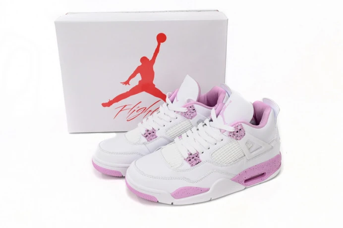 NewStyle Jordan 4 Retro White Pink CT8527- 982