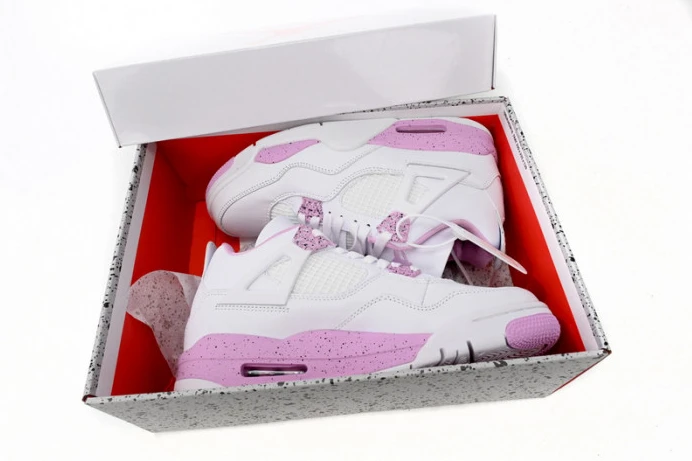 NewStyle Jordan 4 Retro White Pink CT8527- 982