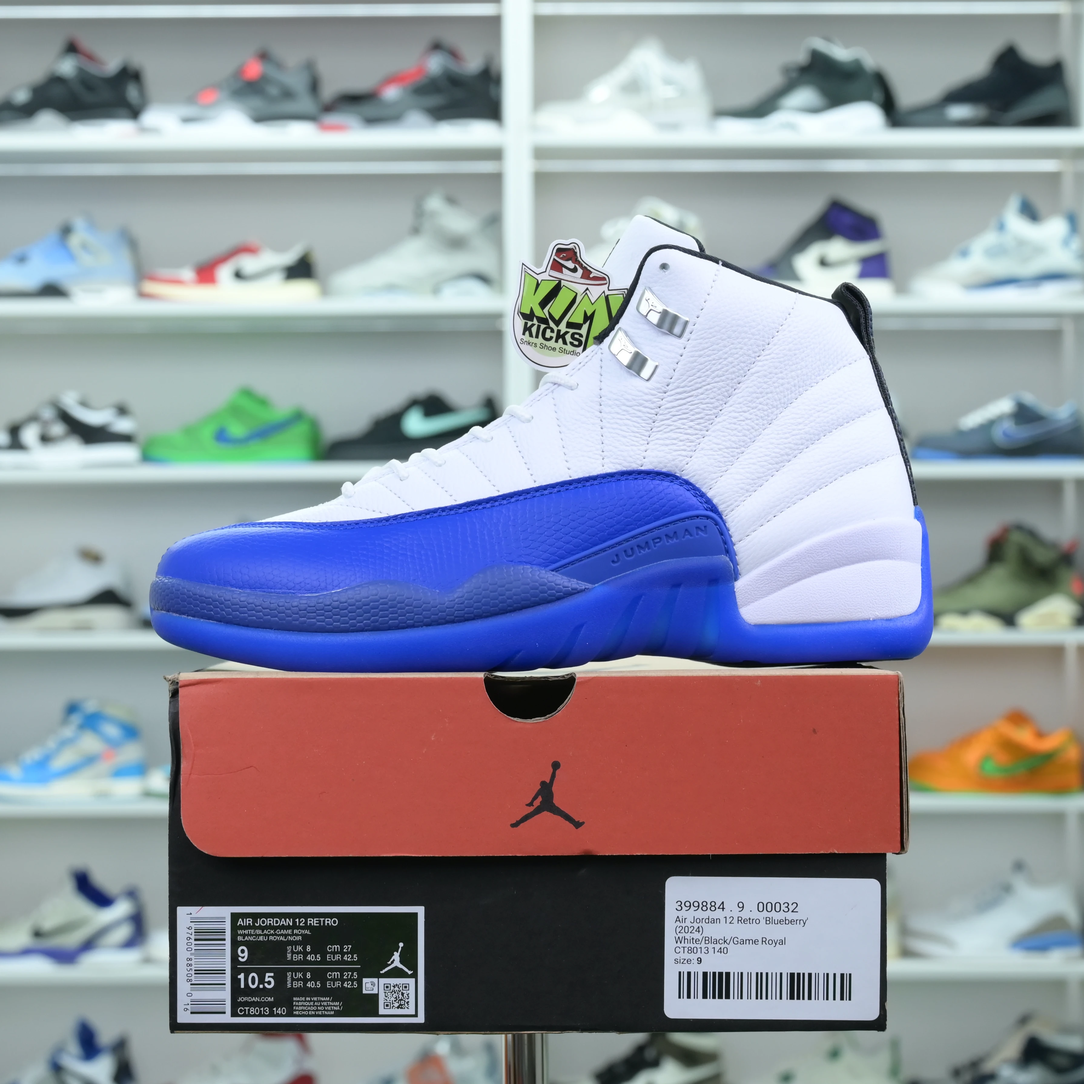 NewStyle Kimikick Air Jordan 12 Retro'Blueberry'(2024) 1843