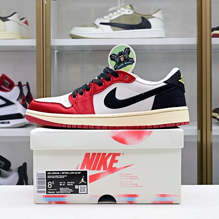 NewStyle Kimikick Trophy Room x Jordan Air Jordan 1 Low OG “Away” 1868