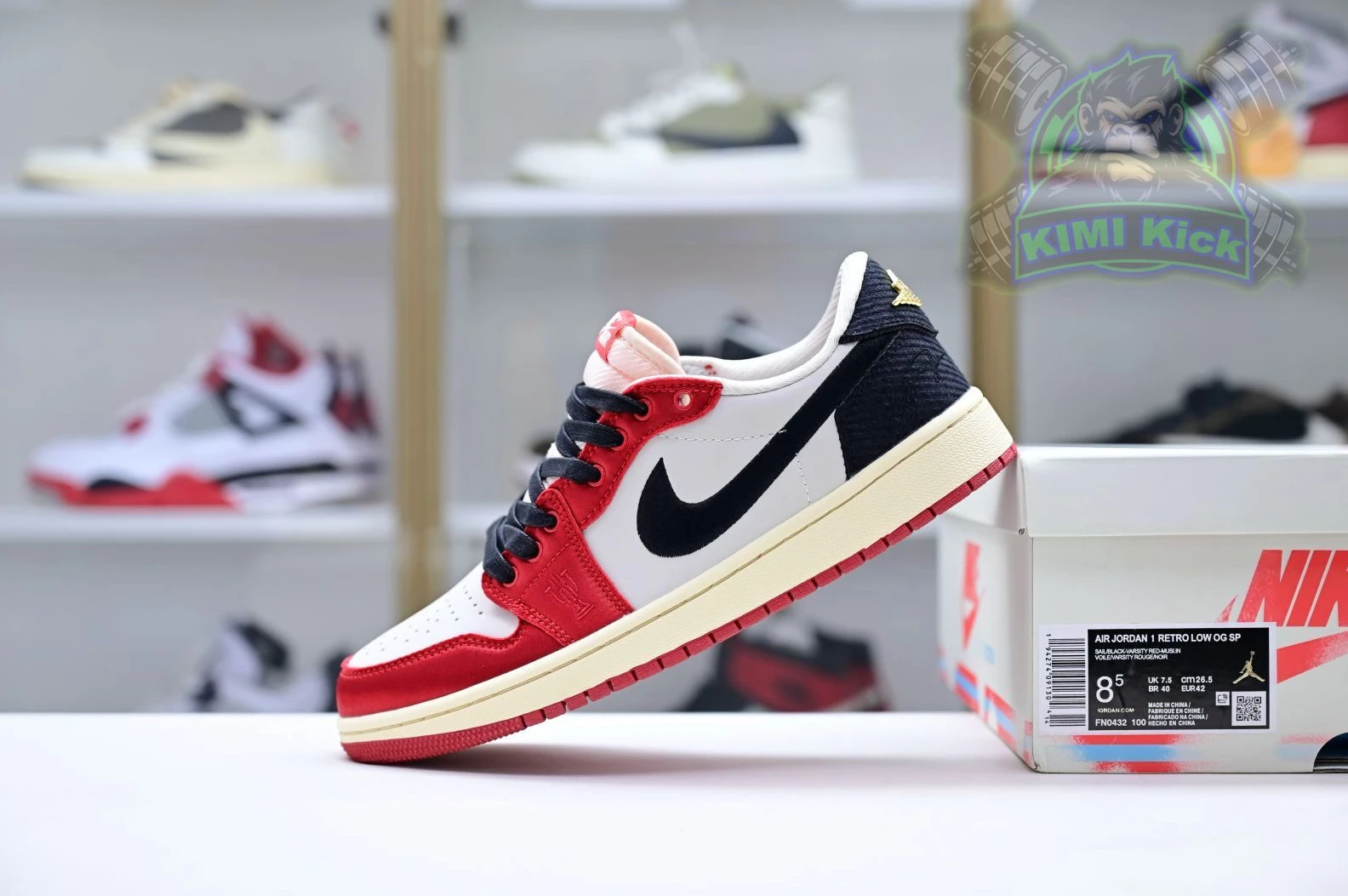 NewStyle Kimikick Trophy Room x Jordan Air Jordan 1 Low OG “Away” 1868