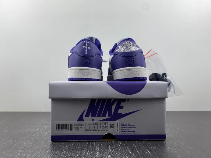NewStyle OFF-WHITE X TRAVIS SCOTT X AIR JORDAN 1 CUSTOM DM7890- 611