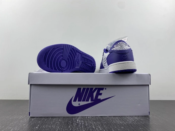 NewStyle OFF-WHITE X TRAVIS SCOTT X AIR JORDAN 1 CUSTOM DM7890- 611