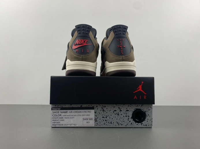 NewStyle Travis Scott x Air Jordan 4 Retro Brown TS AJ4- 546