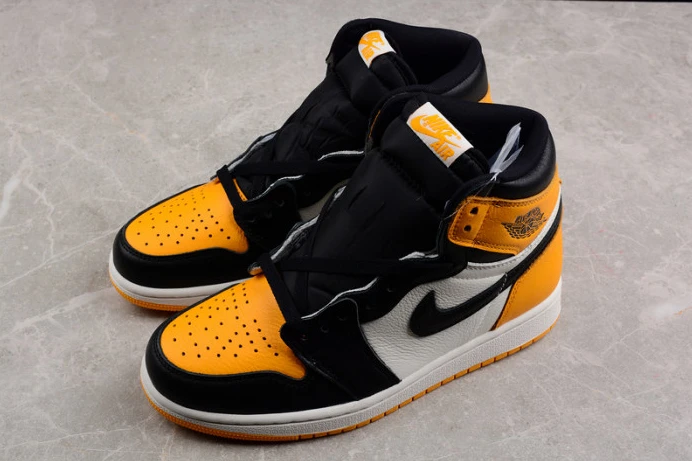 NewStyle air jordan 1 high og “yellow toe” 555088- 1659