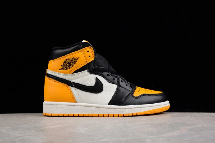 NewStyle air jordan 1 high og “yellow toe” 555088- 1659