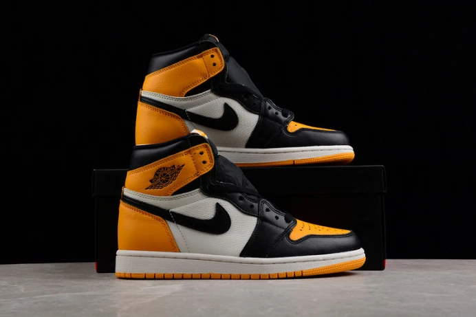 NewStyle air jordan 1 high og “yellow toe” 555088- 1659