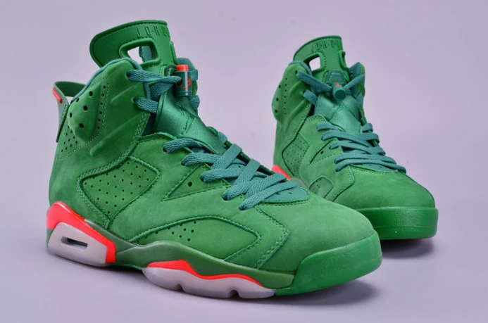 NewStyle air jordan 6 retro nrg g8rd "gatorade" pine green mens aj5986- 1208